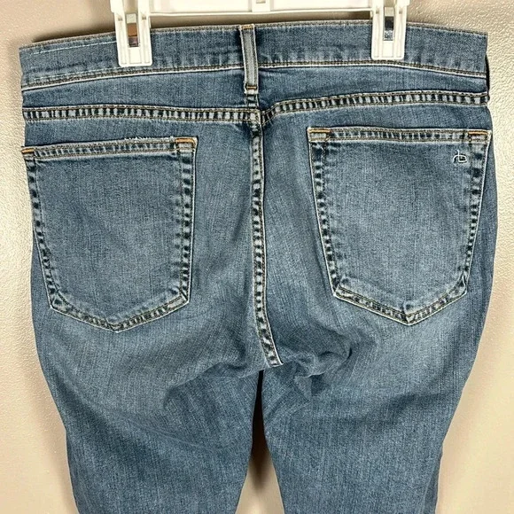 Rag & Bone Dre Light Wash Jeans | Distressed Slim Fit Women’s Denim 29” Inseam - Picture 6 of 7